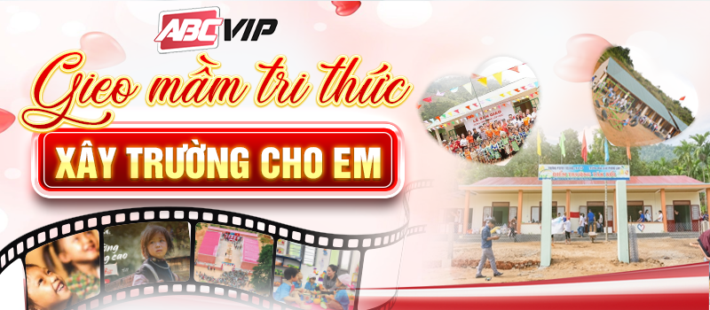 Gieo mầm tri thức xây trường cho em